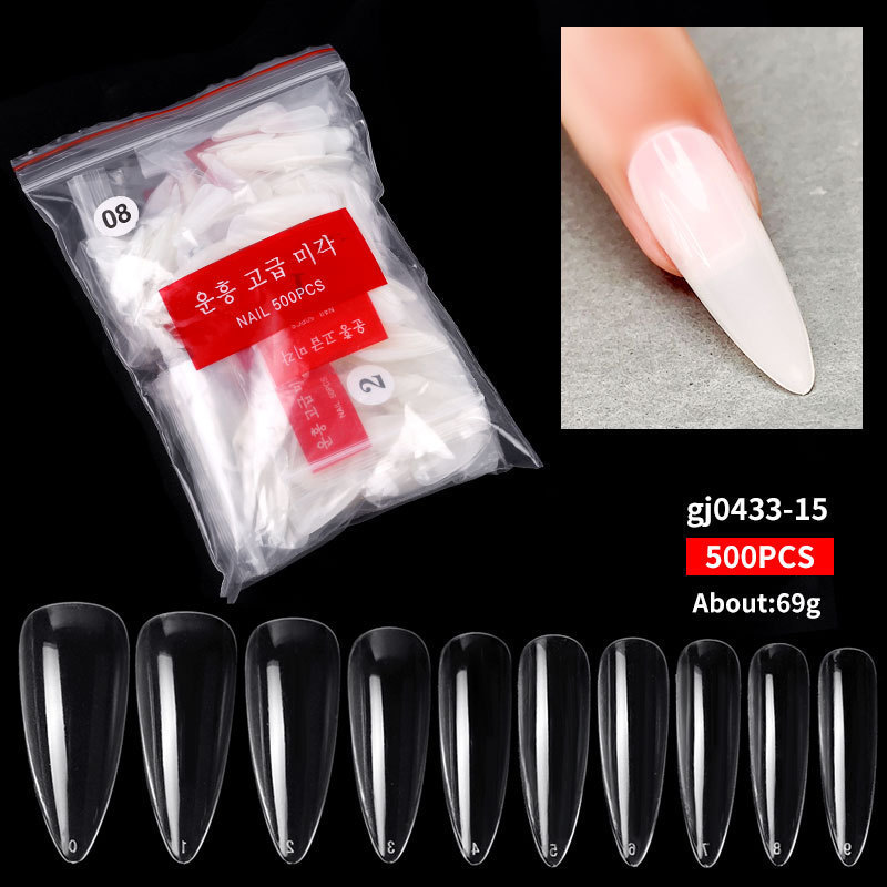 False Nails CHUNSHU Short False Nails Square Coffin Traceless Fake Nail Capsule Press on Nail Extension System Full Cover Nail Patch 230725