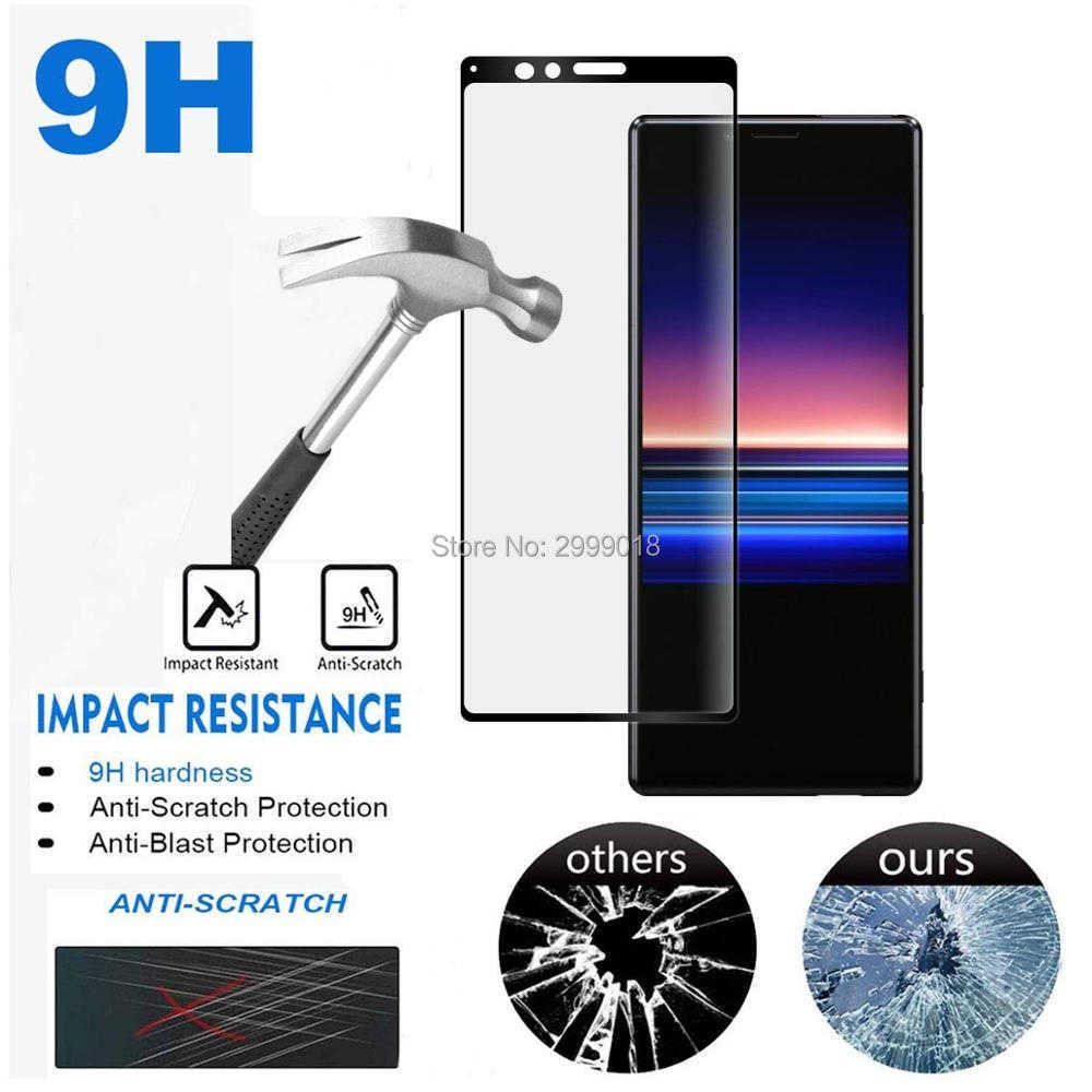 Vetro temperato 3D Sony Xperia 1 Xperia1 J8110 J8170 J9110 Full Cover 9H Pellicola protettiva schermo Sony Xperia 1 L230619