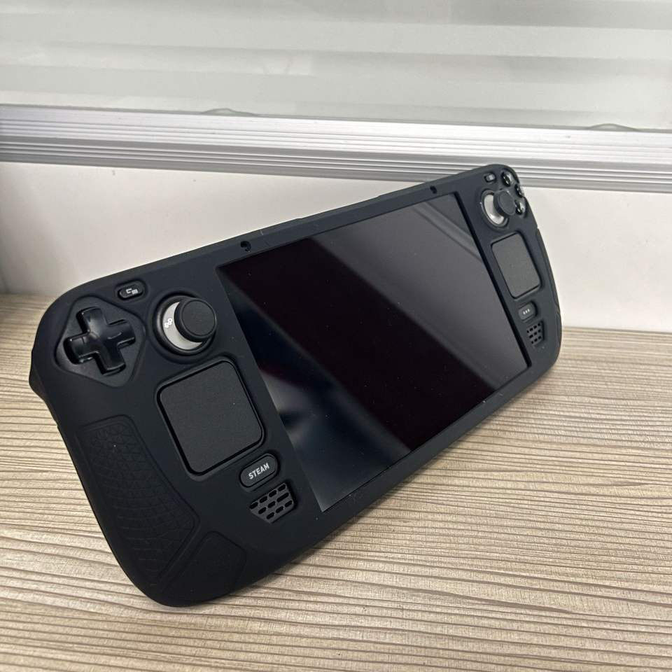 Coque en silicone pour coque de protection hôte Steam Deck avec support