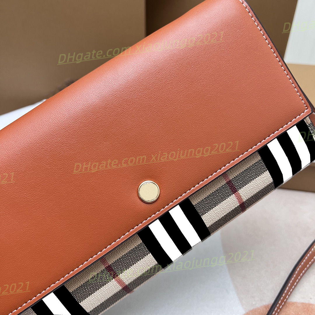 Top fashion Designer Handbag Shoulder Bag luxury Clutch Totes Bags women Wallet Check stripe Cross Body bags Classic retro plaid pattern clutch bags