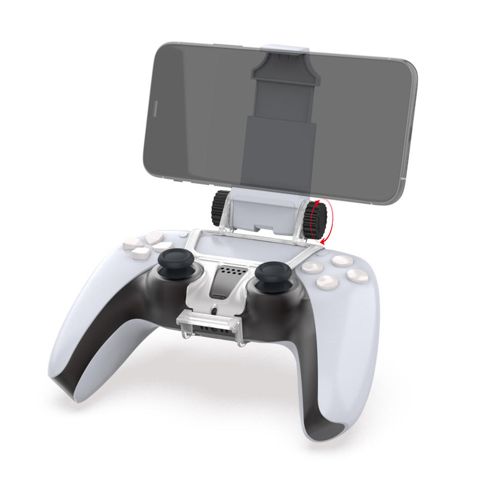 Controller Phone Clip Holder Clamp Mount Bracket for Sony PlayStation 5 PS5 Dual Shock Wireless Controller