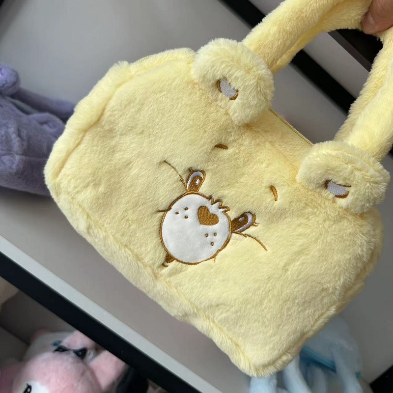 Nouveau commerce extérieur peluche ours en peluche sac à main poupée machine échange griffe machine poupée mignon ours en peluche sac en peluche