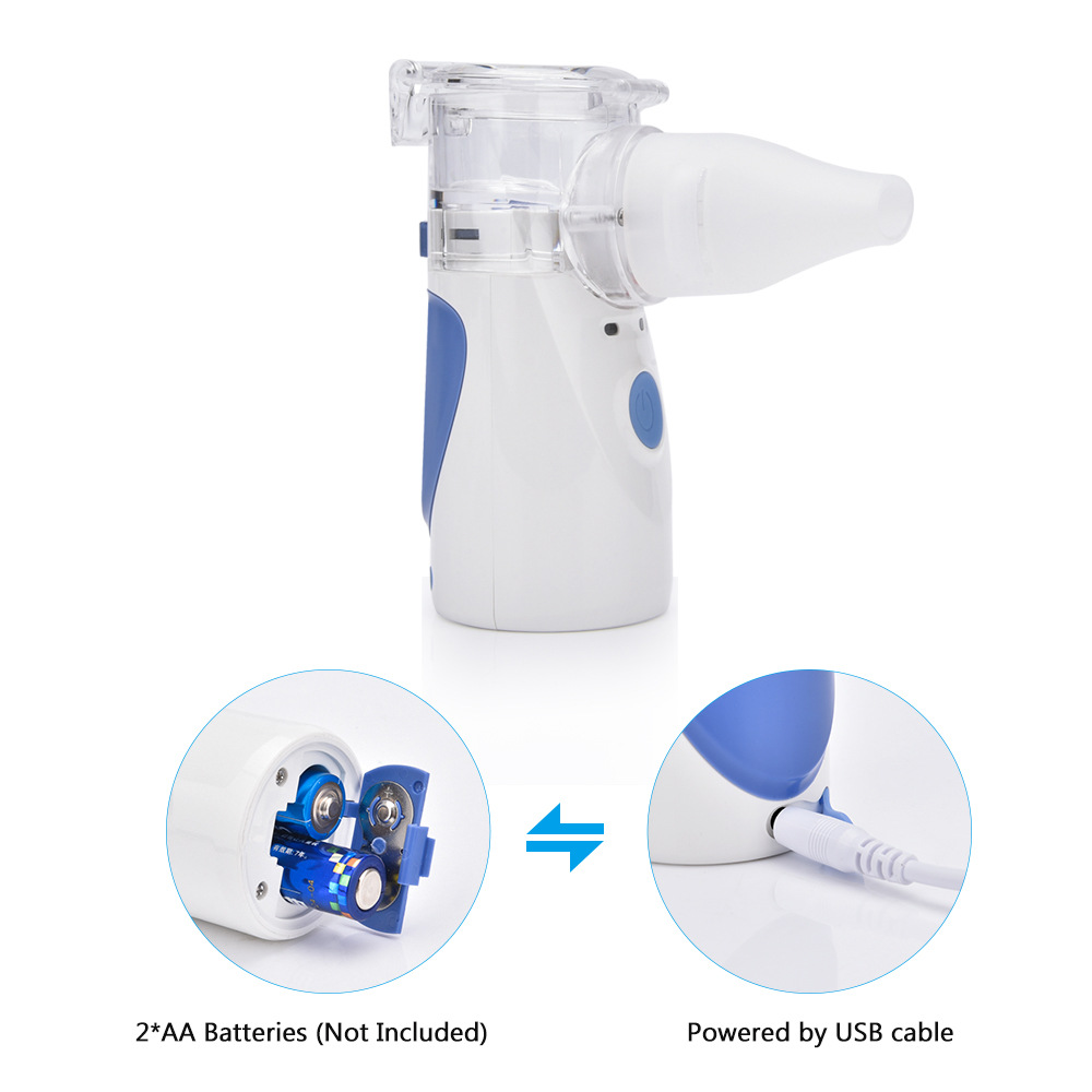 Nebulizador ultrassônico portátil de micro malha para uso doméstico, crianças, tosse adulta, máquina nebulizadora compactada portátil em casa, máquina de fisioterapia, máquinas simples