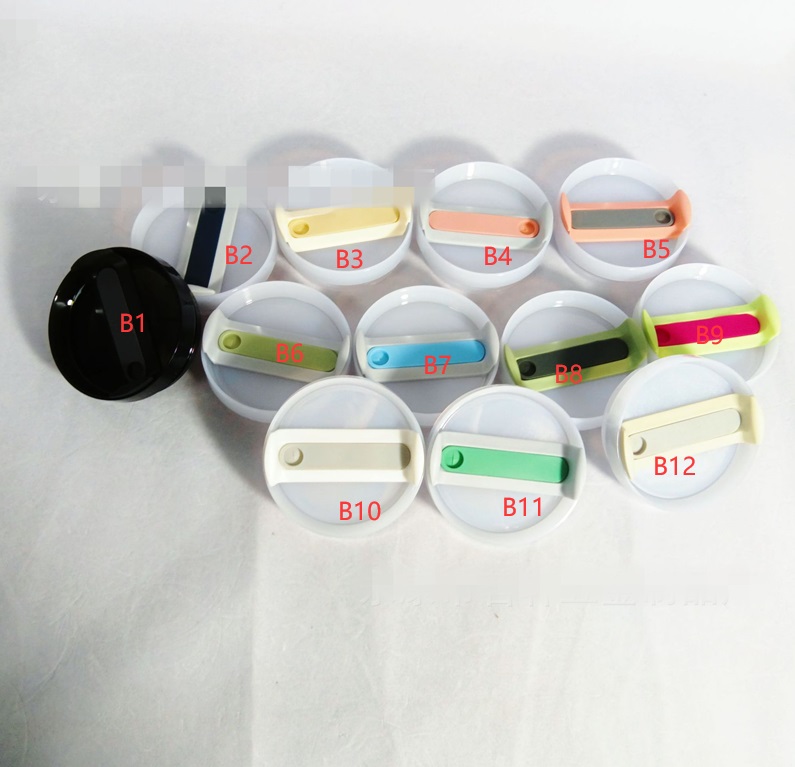 Vervangen deksels handvatten voor 40oz beker Gen 1 Gen 2 Gekleurde plastic deksels handvatten kopjes accessoires
