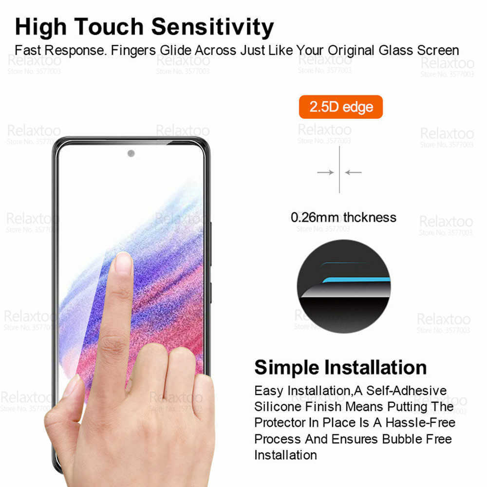 Ochronne szkło dla Samsung Galaxy A53 5G Screen Protector Samung A 53 53A 2022 A536B 6,5 