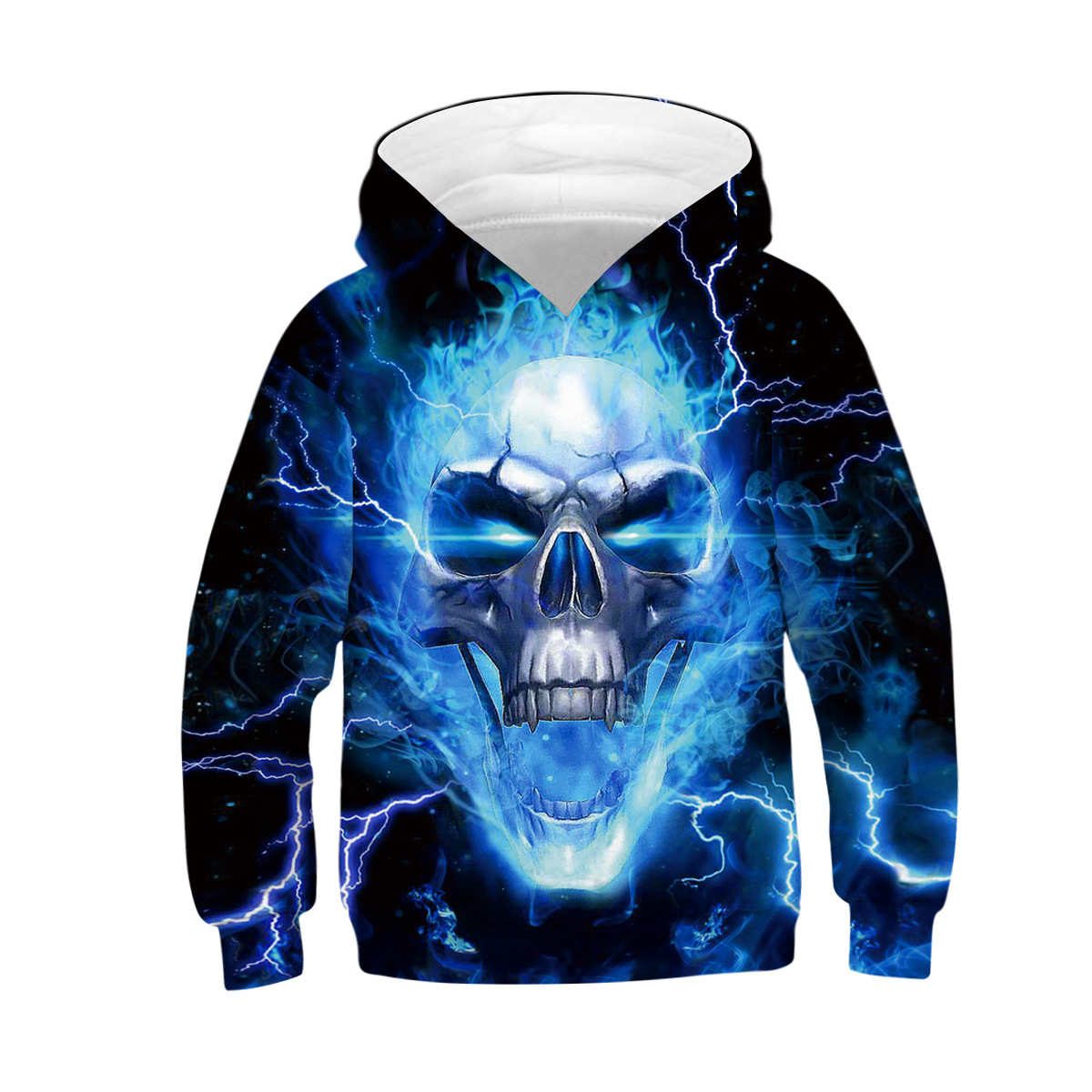 Digital Digital Printed Dziecięce z kapturem z kapturem z kapturem z kapturem Trenda marki dla dzieci pullover top xs-xl