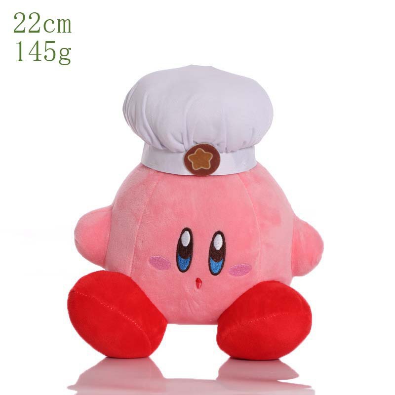 Jouets en peluche mignons en peluche Kirby The Star Dolls Animation pour garçons autour de poupées cadeaux Accessoires pour la maison Cadeaux de Noël pour enfants 6 styles 18-22cm