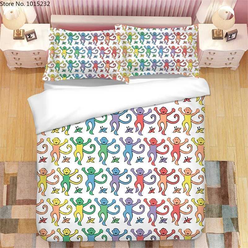 Pink Roller Rabbit 3D Printed Bedding Set Duvet Covers cases Comforter Bedding Set Bedclothes Bed Linen L230704