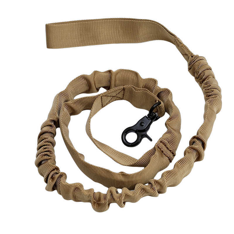 Army Tactical Dog Leash Nylon Bungee Leashes Pet Militär blybältesträning som kör koppel för medelstora stora hundar tyska Shepherd L230620