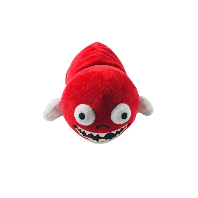 Commercio all'ingrosso della fabbrica 25cm flip bridge worm horror peluche gioco di cartoni animati periferico peluche regalo bambini