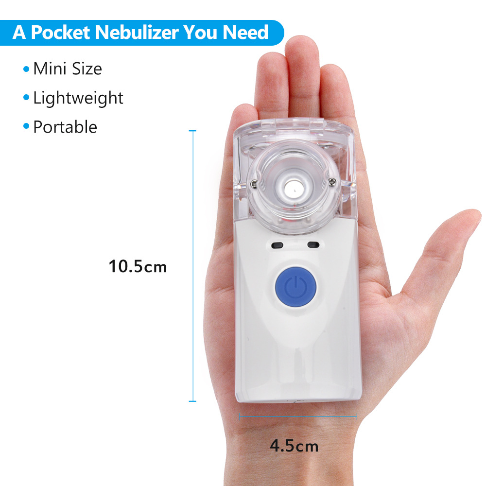 Nebulizador ultrassônico portátil de micro malha para uso doméstico, crianças, tosse adulta, máquina nebulizadora compactada portátil em casa, máquina de fisioterapia, máquinas simples