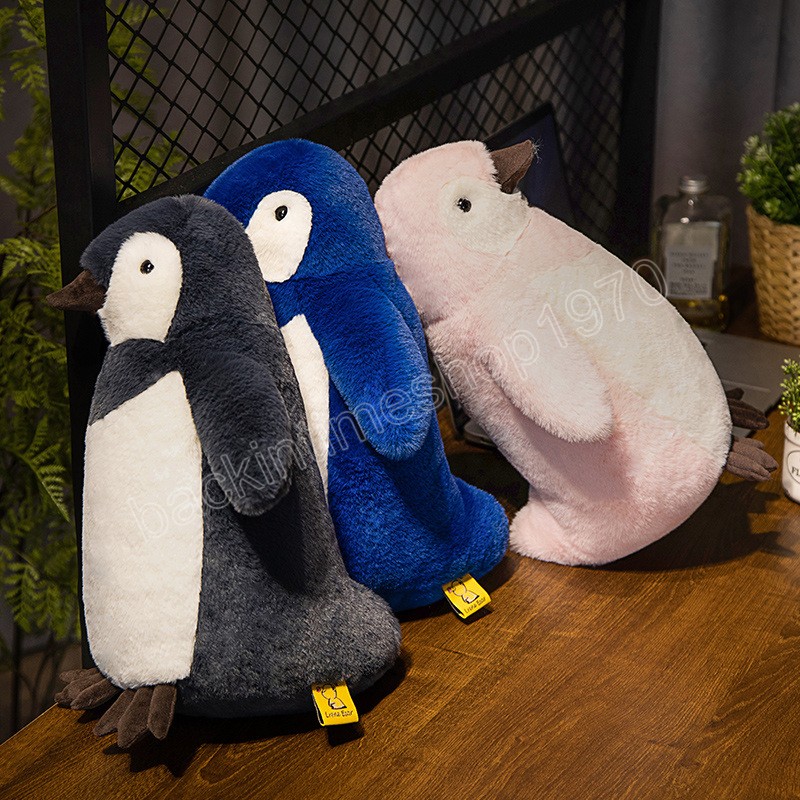 25/35CM Kawaii Antarctic Penguin Plush Toys Stuffed Soft Animal Pillow Cute Penguin Dolls Sofa Chair Back Cushion for Girls
