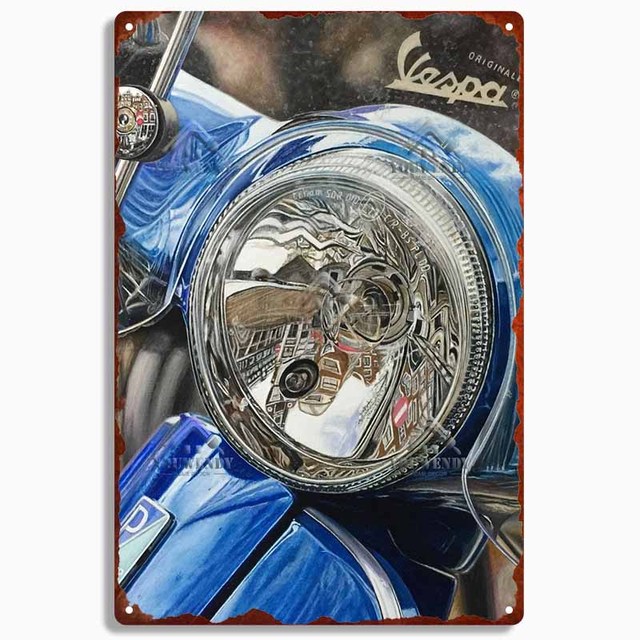 Retro Parking Only Tin Sign Plaque Vintage Rising Motorcycle Metal Art Poster See The Scenery Metal Painting Club Bar Garage Wanddecoratie Sign Plate 30X20CM W01