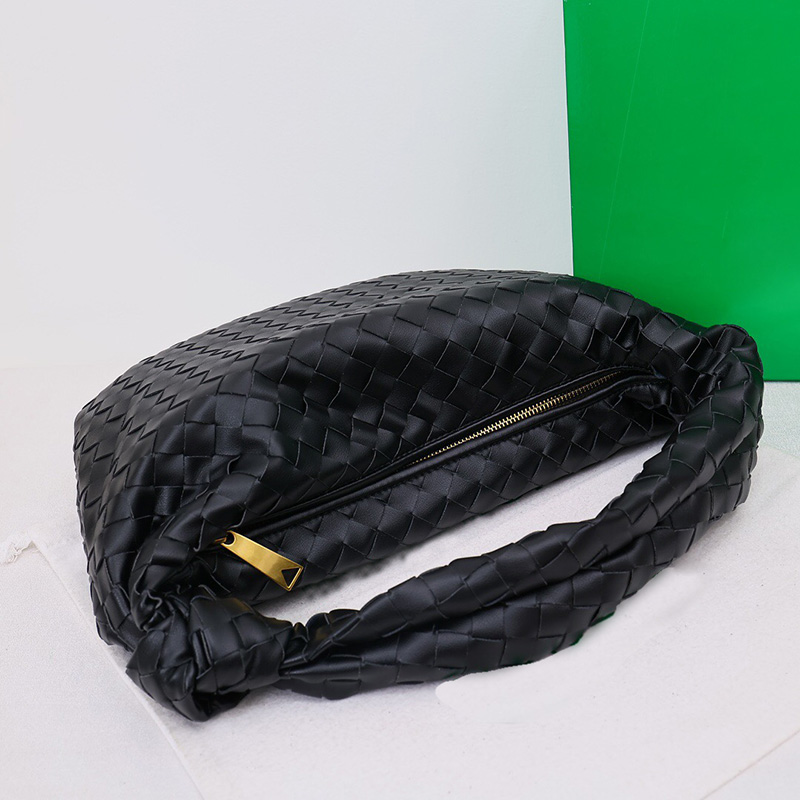 luxurysハンドバッグティーンソフトラウンドシェイプハンドバッグ織り革の財布トップハンドルバッグファクーデザイナー女性ハンドバッグデザイナートートノットショルダーバッグビーチバッグ
