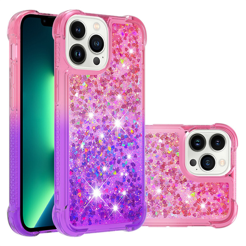 Liczba Quicksand Gradient Glitter Połączenia telefonu dla iPhone 15 Pro Max 14 13 Pro Max 12 11 XR XS Max Samsung A14 A15 A25 A05s A05 A35 A55 S22 S23 S24 Ultra Moto G 5G Stylus 2024