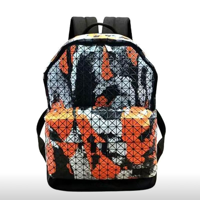 2023 Nowy japoński licznik męski i żeński plecak geometryczny Diamond Lattice Fashion Student Plecak Travel Plecak