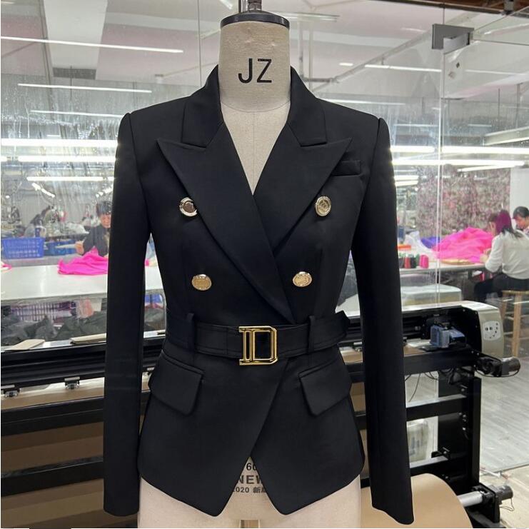Womens Suits & Blazers Spring Summer Autumn Winter Casual Slim Woman Long Jackets Skirt Fashion Lady Office Suit Pockets Business Notched Coat 8 Models S-3XL 2