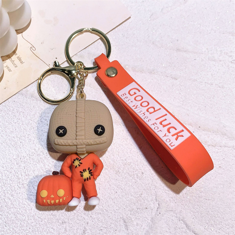 Cute Anime Keychain Charm Key Ring Fob Pendant Lovely Anime Nerdy Doll Couple Students Personalized Creative Valentine's Day Gift Small Pendant A8 UPS