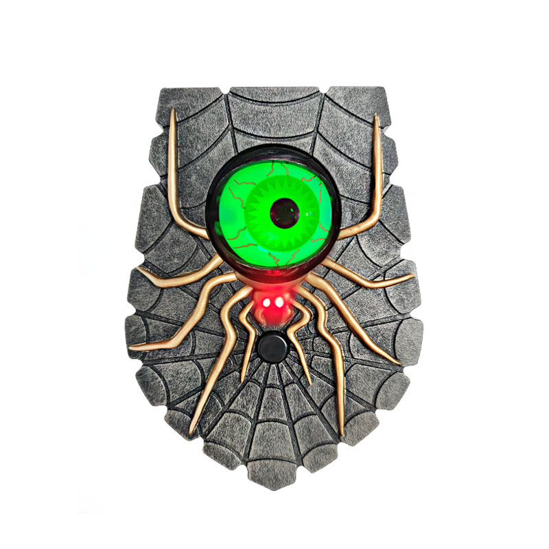 Halloween New Spider Doorbell Popular, Glowing, Sound Horror, One eyed Spider Door bell