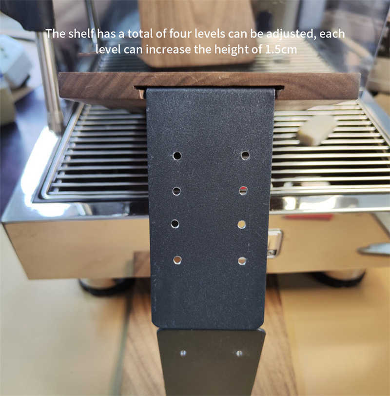 Balanças domésticas Suporte de pesagem de café para máquina de café expresso Rack de balança eletrônica Rack de proteção de haste de balança à prova d'água Ajuste de altura x0726