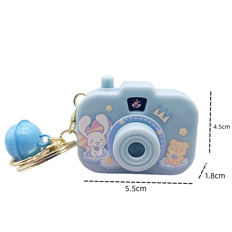 Creative Kuromi Simulation Projective Camera Keychain Children's Toy Girl Book Pendant