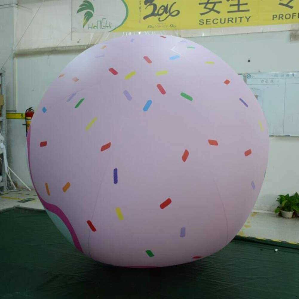 Sayok 2MH PVC Uppblåsbar fjädring Ballong Helium Balloon Ice Cream Form Suspension Dekoration Annonsering Display Party Decoration