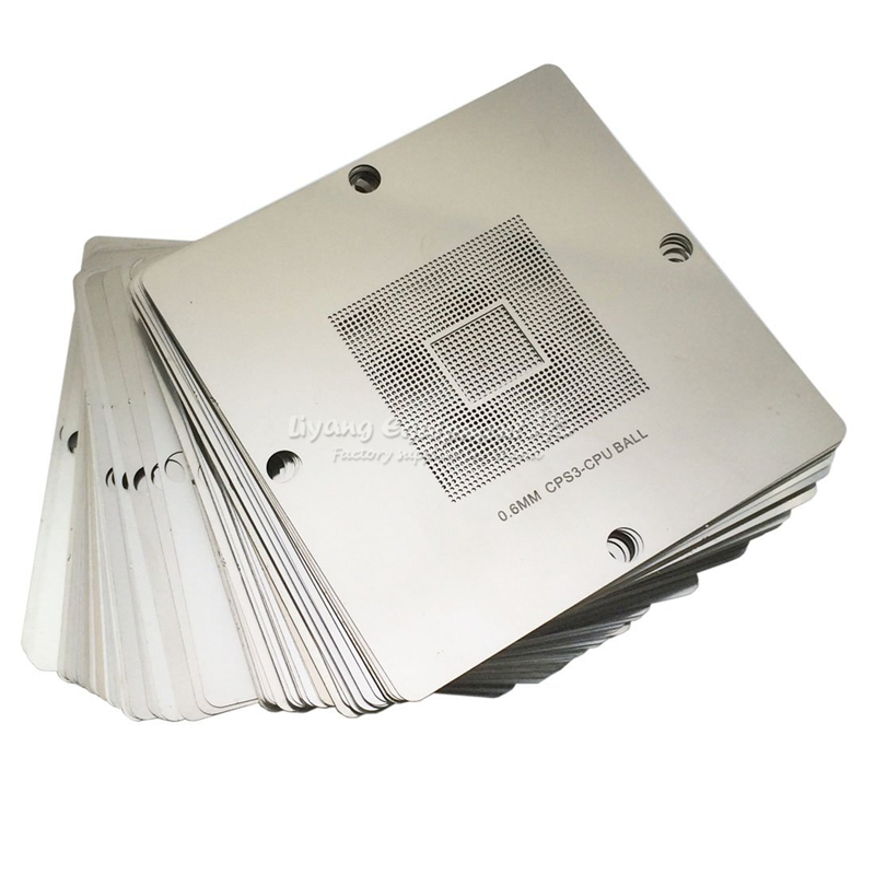90 MM Kit de pochoir de carte vidéo 90 mm x 90 mm BGA Reballing Kit de soudure Gabarit de soudage Pochoirs de carte graphique pour la série INTEL + NVIDIA