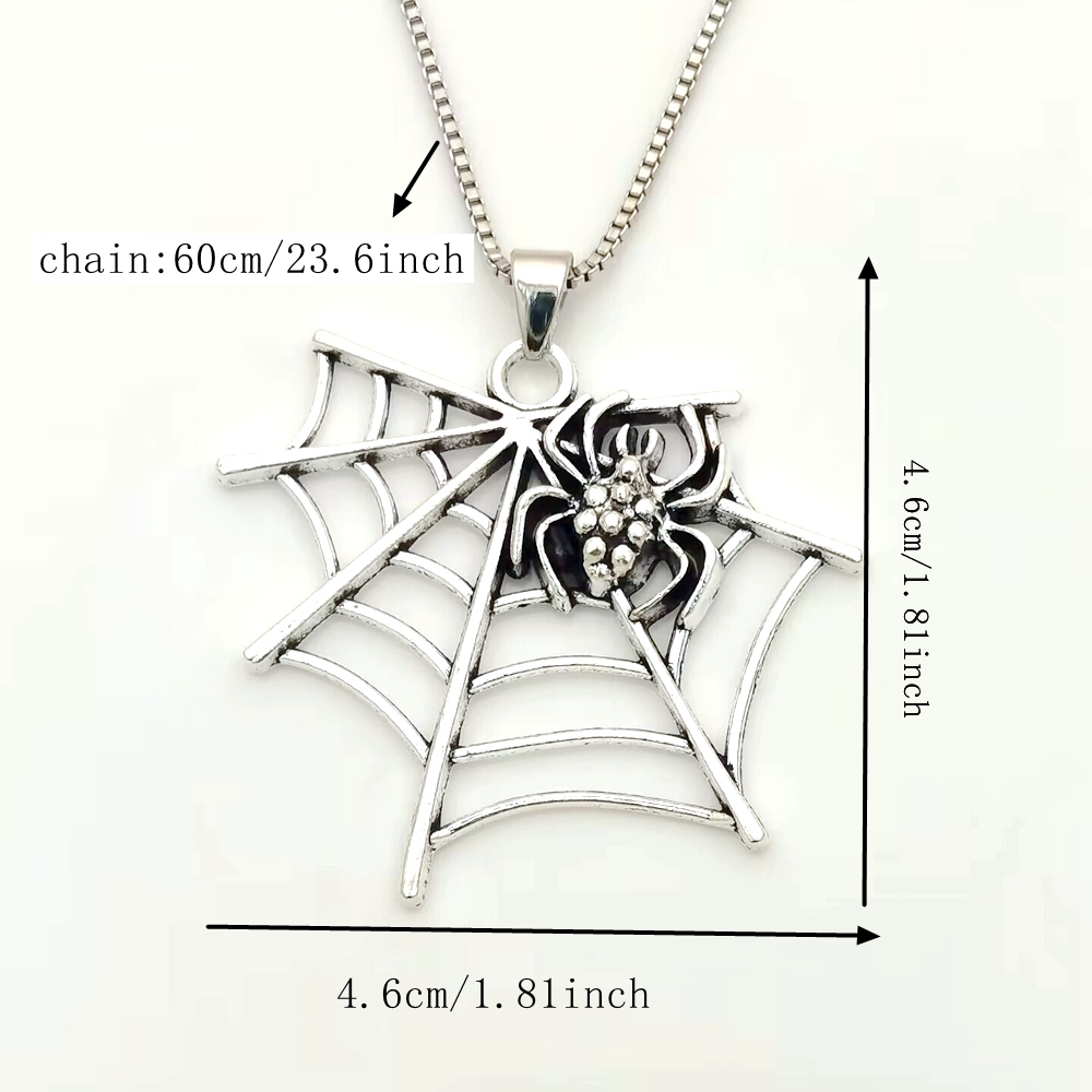 매력 거미 할로윈 펜던트 목걸이 남성 여성 보석 선물 T-04