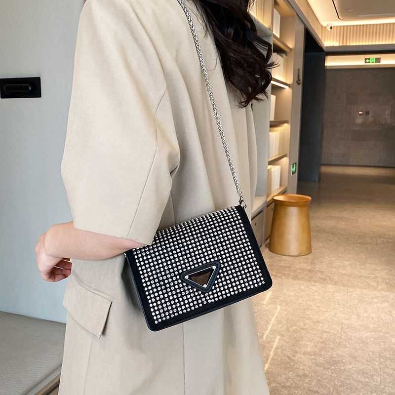 2024 New luxury high quality handbag Factory direct sales Versatile Large Capacity Women's Trend Fashion Casual One Net Red Crossbody Chain Small Square