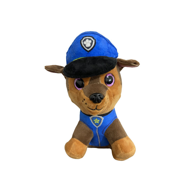 Wang Wang Team Jouet en peluche Dog Patrol Team Ensemble complet de poupées Cute Archie Dolls Cadeaux pour garçons et filles