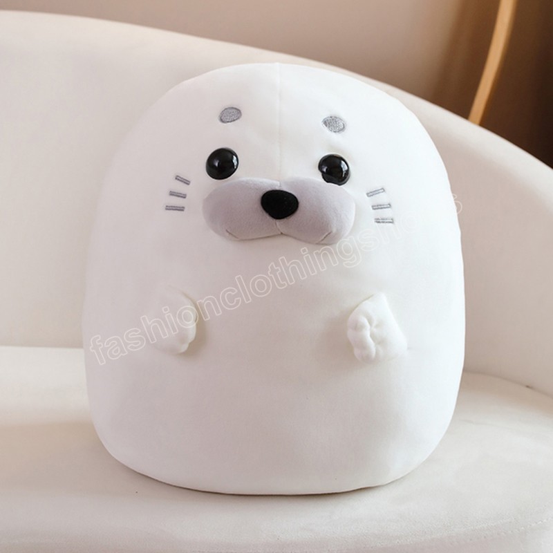 30/40cm Lovely Blue Sea Lion Plush Toys Stuffed Animal Seal Pillow Simulation Appease Doll Cartoon Birthday Gift for Baby Kids