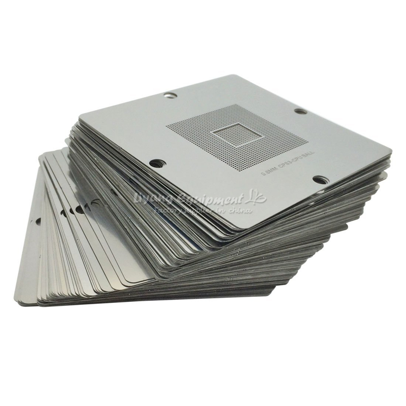 100% Brand New Stencils + 90mm Silver BGA IC Reballing Station For PCB Chips Soldering Rework Repair Welding Accessories