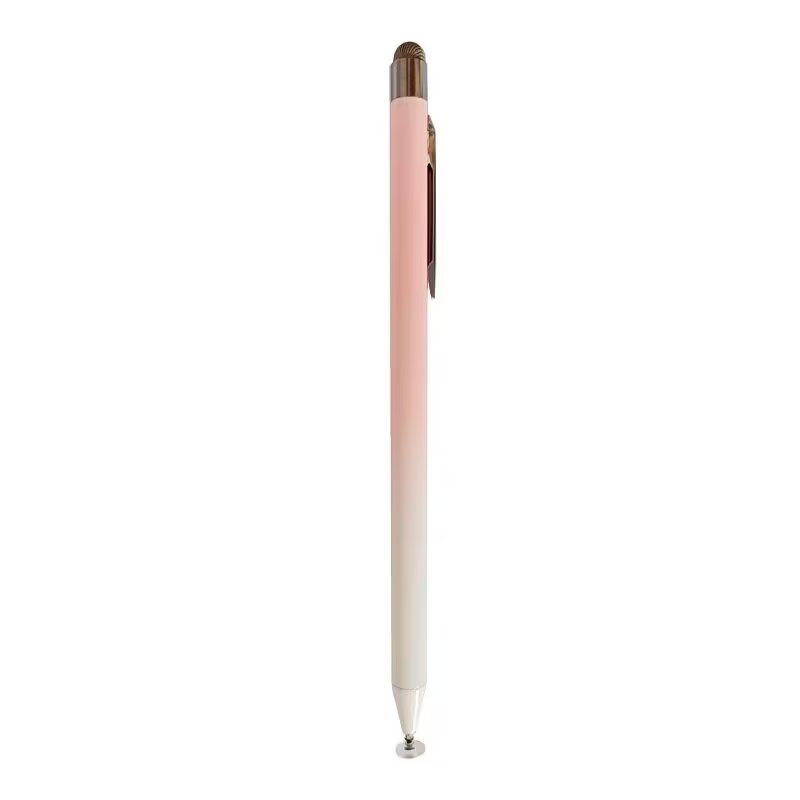 Gradient podwójnie zastosowanie Nano-Pen Głowa Disc Disc Pen Pen STIL STILUS Ekran dla Samsung S23 Fe A04E iPhone 15 14 13 Pro Lg Huawei P60 iPad Table PC Bling dla pojemnościowego pióra dotykowego