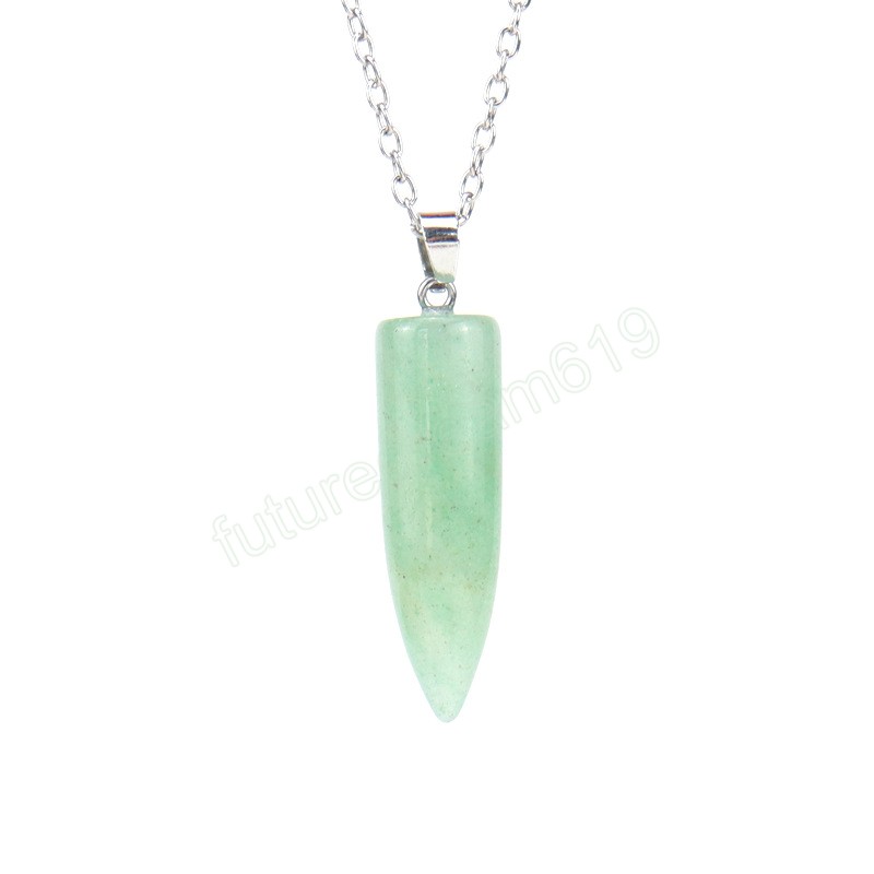 Подвесные ожерелья персонализированное ожерелье натуральный камень кристаллический дизайнер