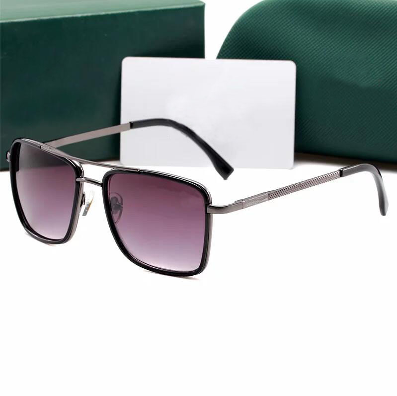 Lunettes de soleil design de haute qualité pour hommes et femmes 138 lunettes de soleil à monture carrée Lunettes de soleil de luxe de marque Lunettes de soleil UV400 classiques avec cadre