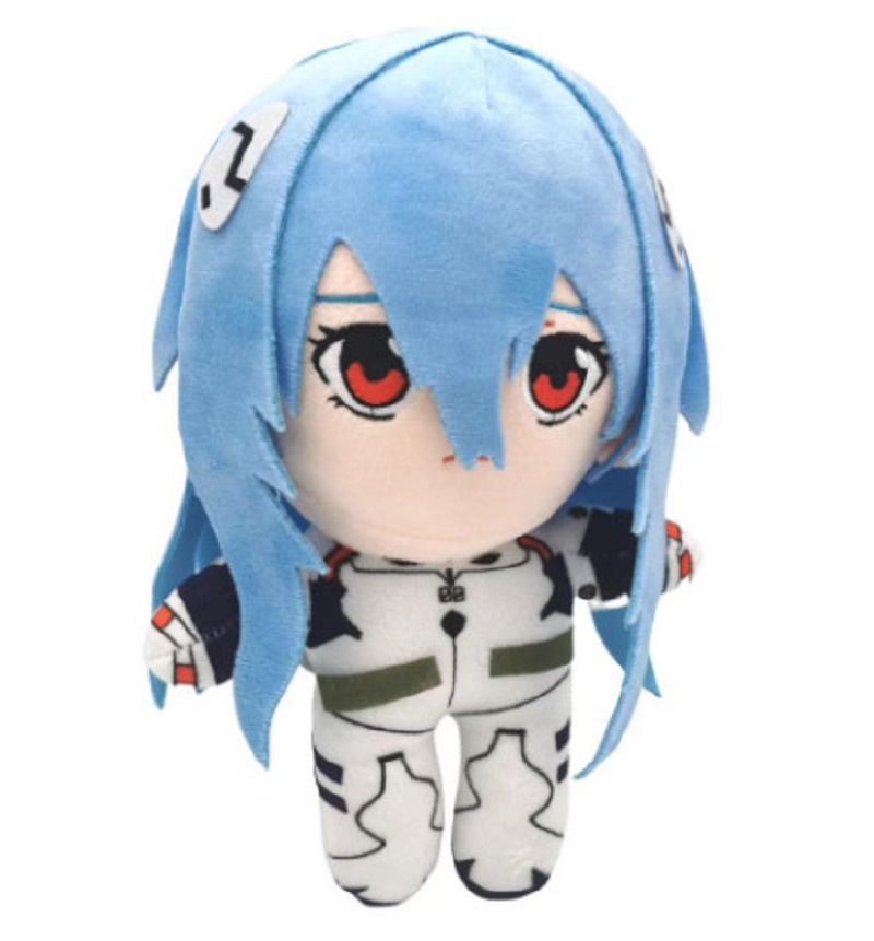 Fábrica al por mayor 20 cm 4 estilos Ayanami Rei juguetes de peluche Animación Película Televisión muñecas periféricas regalos para niños