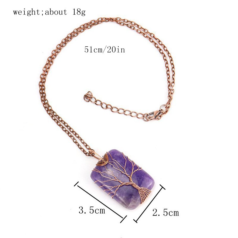 Pendant Necklaces Natural Stone Necklace Crystal Creative Gift Fashion Accessories Drop Delivery Jewelry