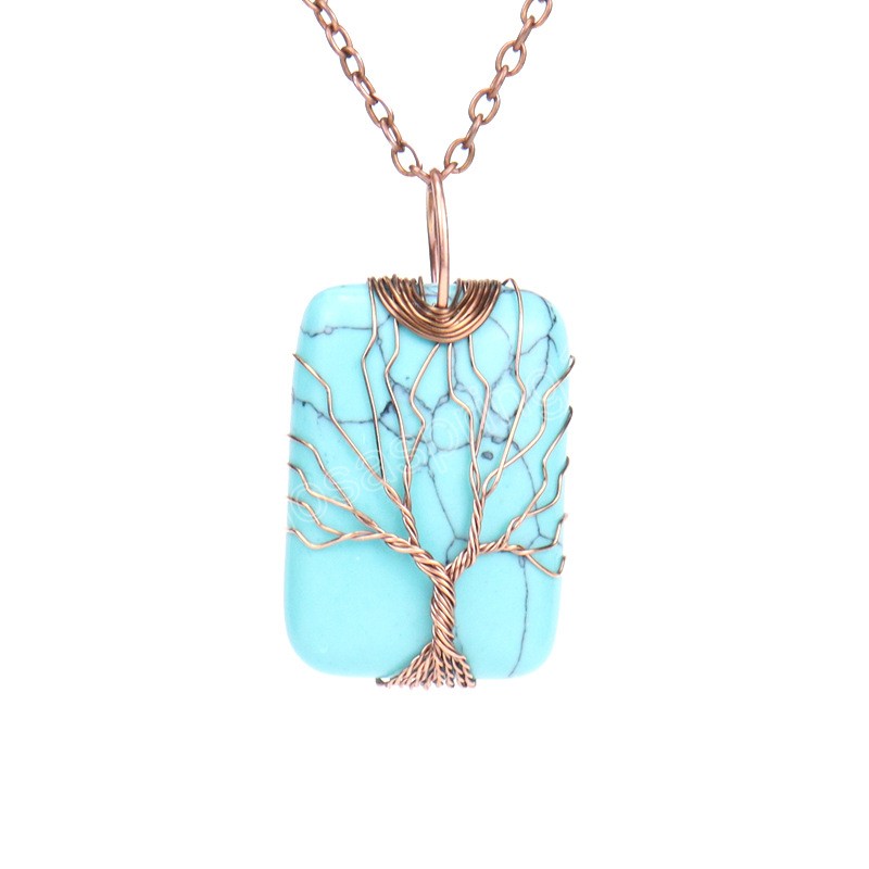 Pendant Necklaces Natural Stone Necklace Crystal Creative Gift Fashion Accessories Drop Delivery Jewelry