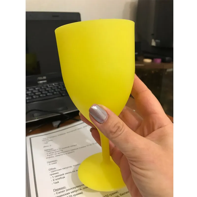 6 ПК/Установите высококачественные пластиковые винные бокал бокал коктейль чашки шампанского