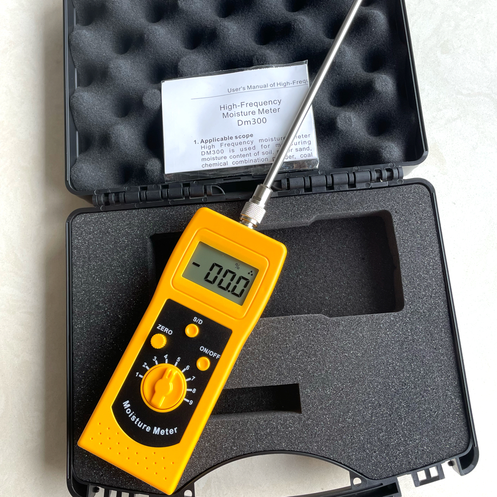 Humidimètre professionnel DM300F pour matériaux céramiques, haute précision, mesure différents types de matériaux en poudre, analyseur d'humidité