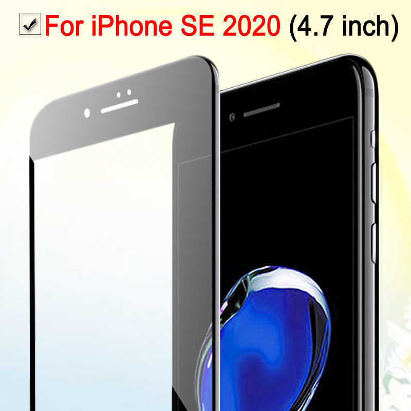 For Iphone Se 2020 Glass Protective Iphonese Se2020 Screen Protector On I Phone 12 Pro Max Tempered Glas Armor Sheet Film L230619