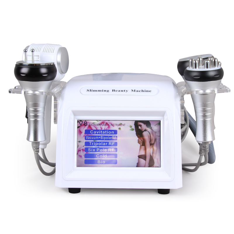 Hotsell 6 em 1 40K Ultrasonic Cavitation Vacuum Slimming Machine RF Radio Frequency Beauty Device Cold Hot Hammer BIO Micro Current Skin Tightening Face Lifting Tool