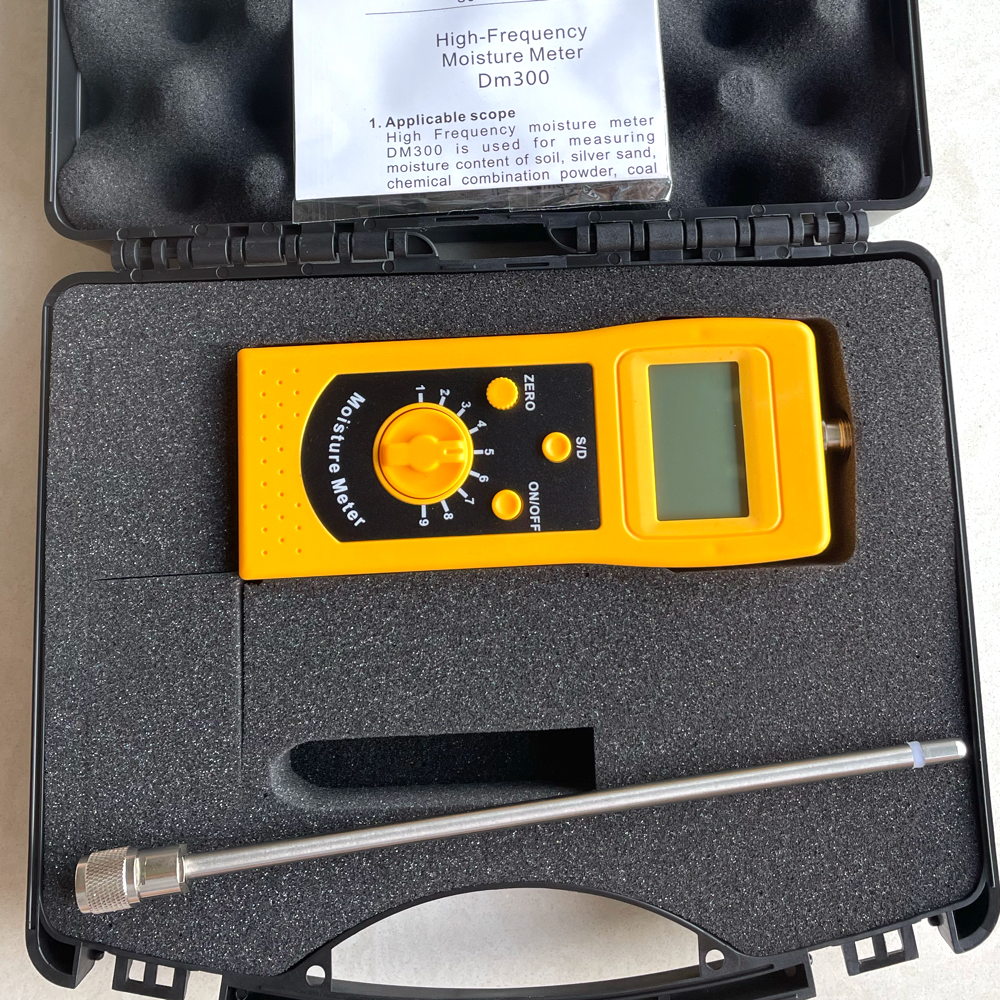 Humidimètre professionnel DM300F pour matériaux céramiques, haute précision, mesure différents types de matériaux en poudre, analyseur d'humidité