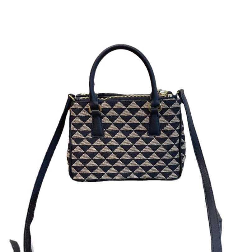 New Luxury 2023 Factory direct sales high quality Original Standard 1 Genuine Galleria Series Killer Inverted Triangle Handbag Single Shoulder Women's Bag