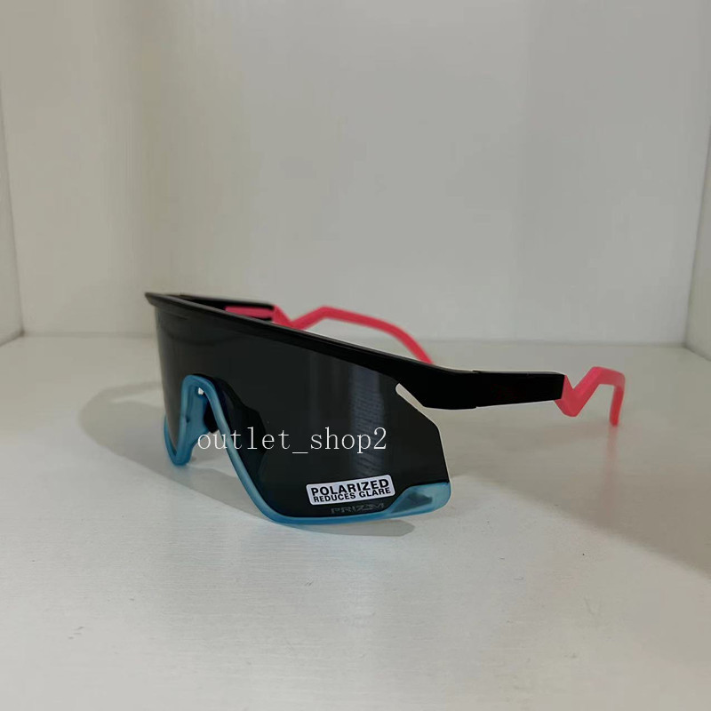 BXTR oo9280 Lunettes de soleil de cyclisme UV400 polarisées noires 3 lentilles Lunettes de cyclisme Lunettes de sport Lunettes d'équitation Lunettes de vélo VTT avec étui pour hommes femmes