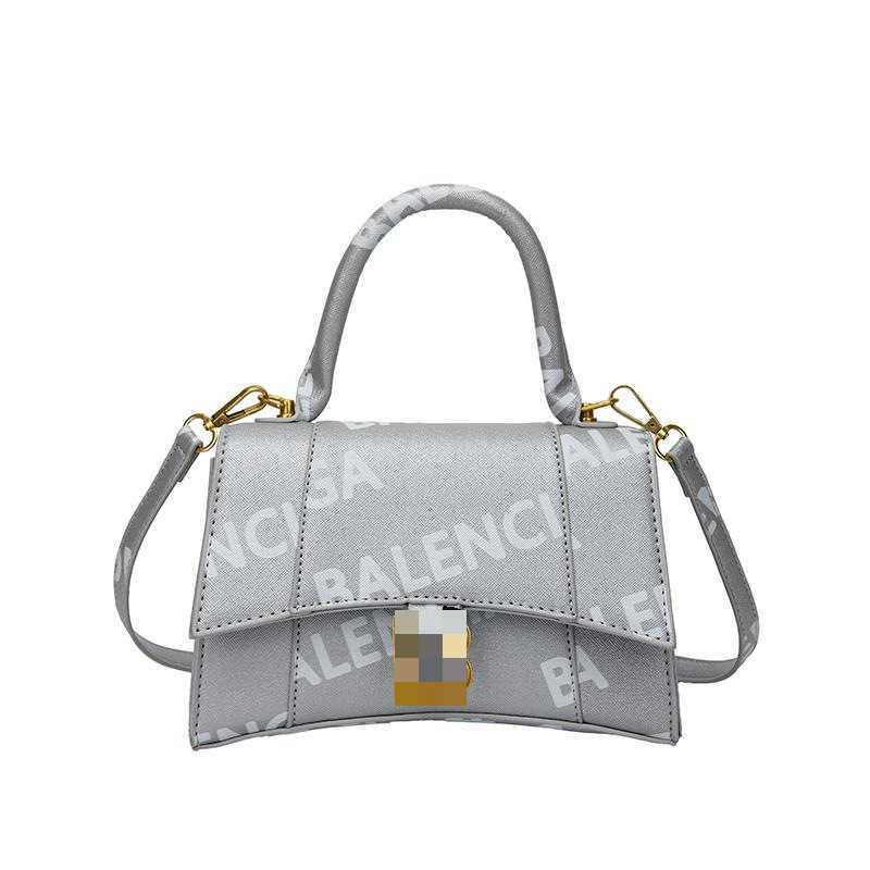 2023 Factory direct sales high quality Trendy Handheld Printing Hourglass One Shoulder Crossbody Women's Small Letter Bag Graffiti Star Style