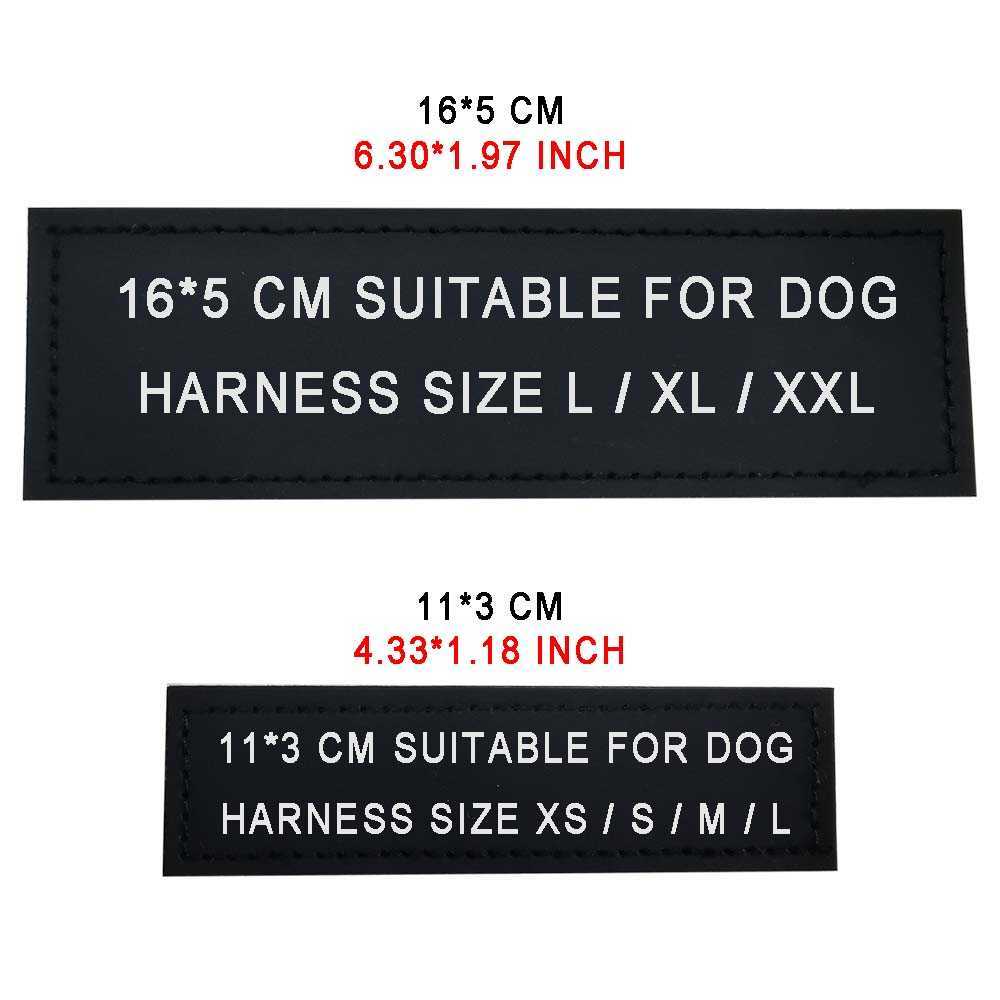 2 datorer Personlig hund Harness Namn Tag etikettanpassad reflekterande färgglada typskylt Katt Harness Hook Loop Fastener Pet Supplies L230620