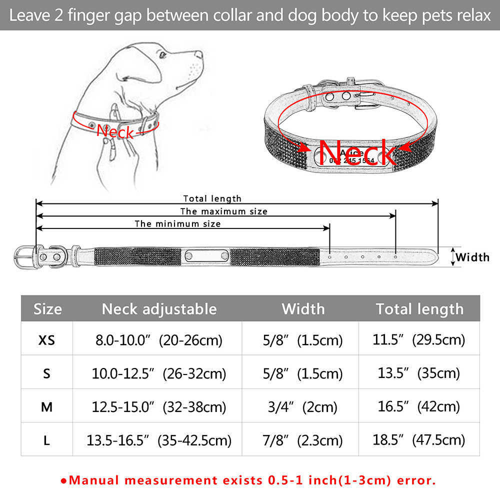 カスタマイズされた犬の襟のキラキララインストーン猫子犬ID首輪ネックレス