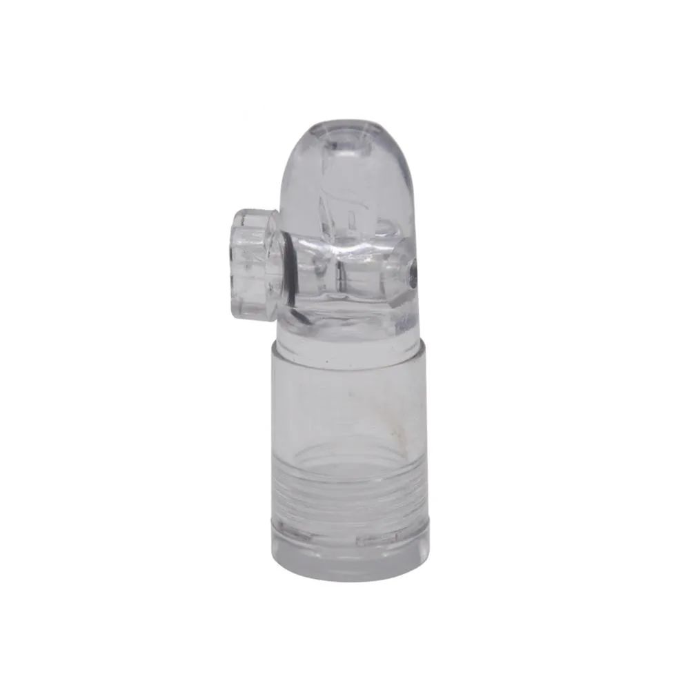 Bong Acrylic Shape Nasal Bullet Snuff Pill box smoke accessory pipes Dispenser Snorter Rocket Shape Bottle Multi colors Smoke Shop