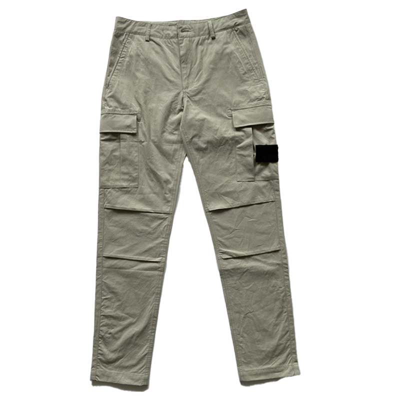 Solid Color Pants Konng Gonng Multi Big Pocket Overalls Byxor Spring och Summer New Fashion Brand Retro Men's Jogging Legg276b